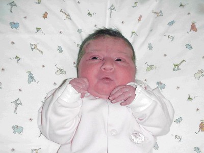 pix of newborn Katelyn